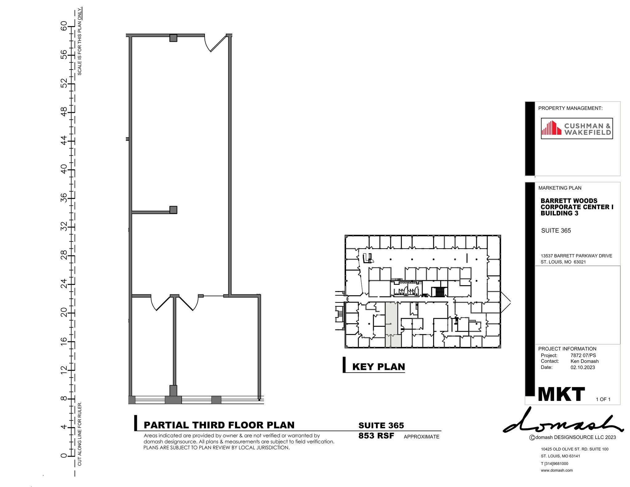 13537 Barrett Parkway Dr, Ballwin, MO à louer Plan de site– Image 1 sur 1