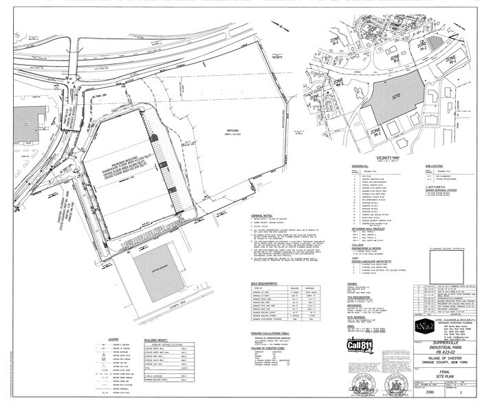 3921-3923 Summerville Way, Chester, NY à vendre - Plan de site – Image 2 sur 2