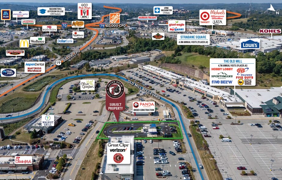 189 Old Mill Blvd, Washington, PA à vendre - Photo de l’immeuble – Image 3 sur 8