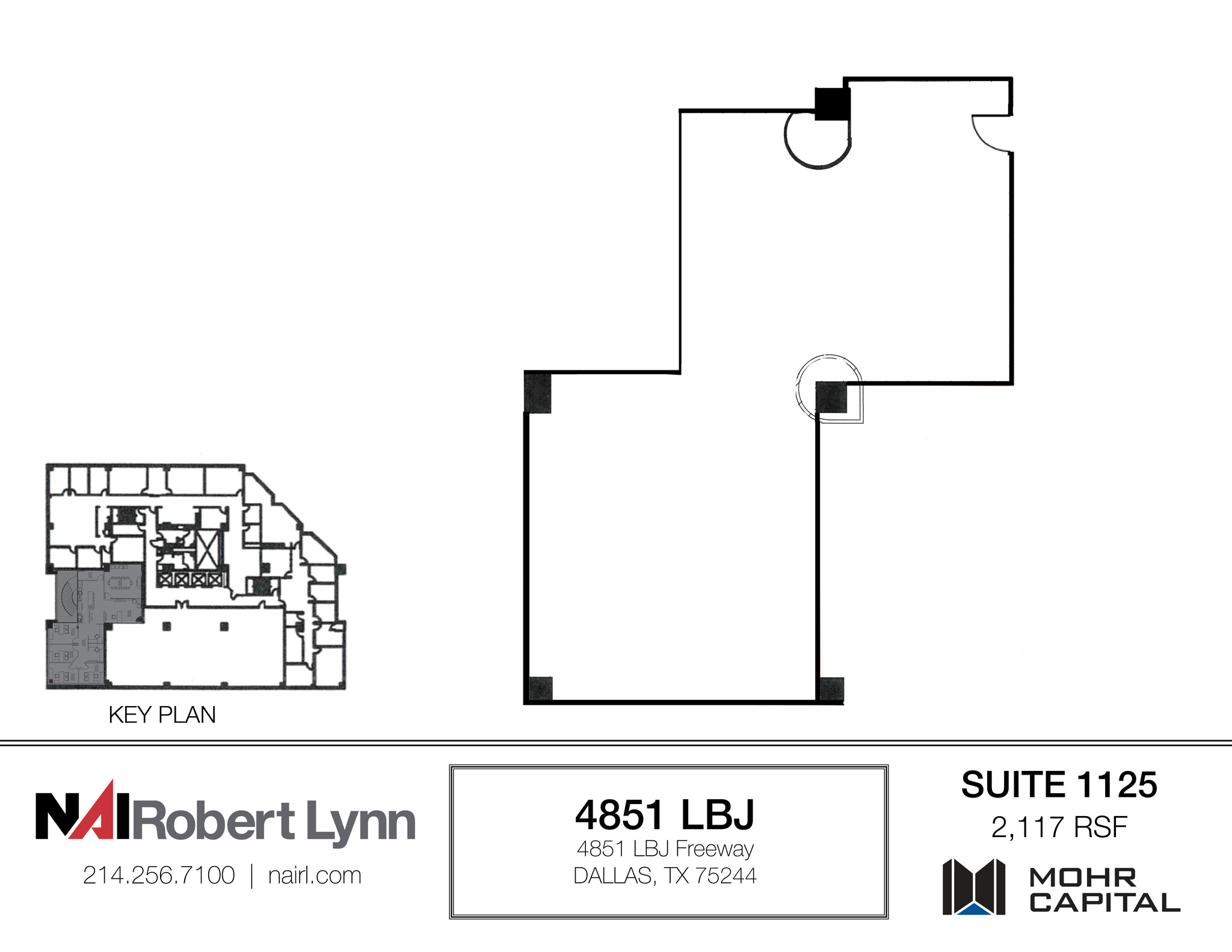 4851 Lyndon B Johnson Fwy, Dallas, TX à louer Plan d’étage– Image 1 sur 1