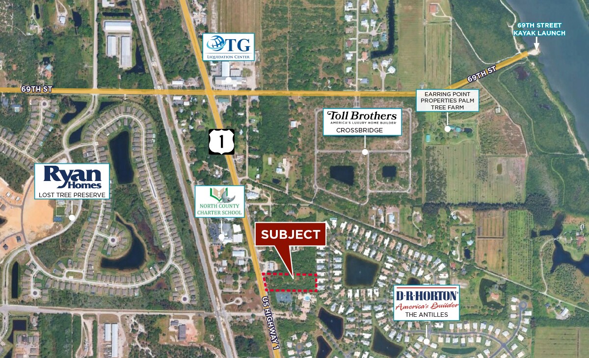6580 US 1, Vero Beach, FL à vendre Photo de l’immeuble– Image 1 sur 5