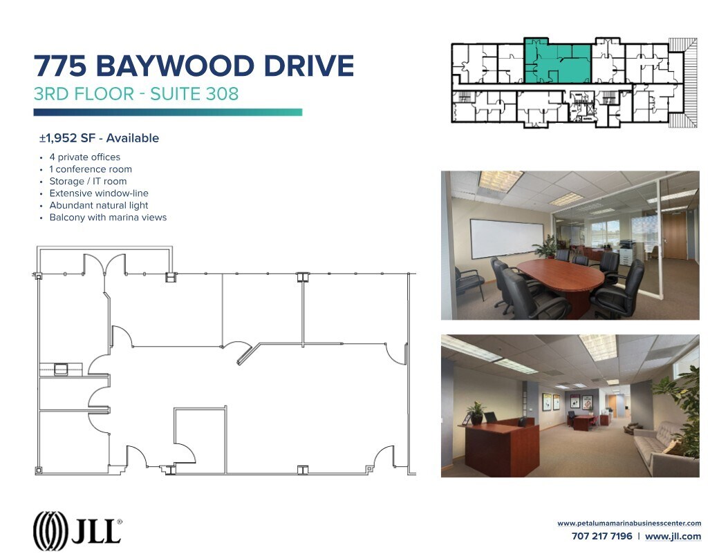 755-775 Baywood Dr, Petaluma, CA à louer Plan d’étage– Image 1 sur 1