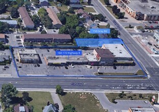 152-164 Hwy 8, Hamilton, ON - VUE AÉRIENNE  vue de carte