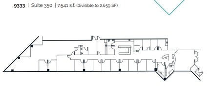 9333 Genesee Ave, San Diego, CA à louer Plan d’étage– Image 1 sur 1