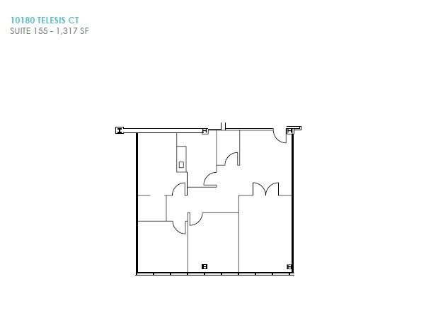 10188 Telesis Ct, San Diego, CA à louer Plan d’étage– Image 1 sur 1