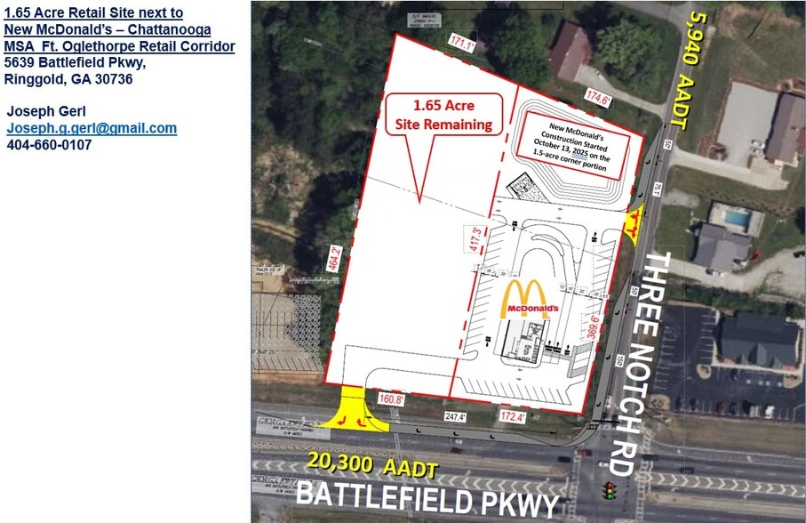 5639 Battlefield Pky, Ringgold, GA à vendre - Plan de site – Image 3 sur 5
