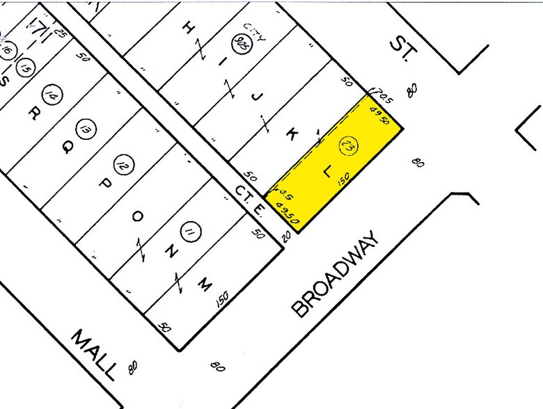1241-1245 3rd St, Santa Monica, CA à louer - Plan cadastral – Image 2 sur 3