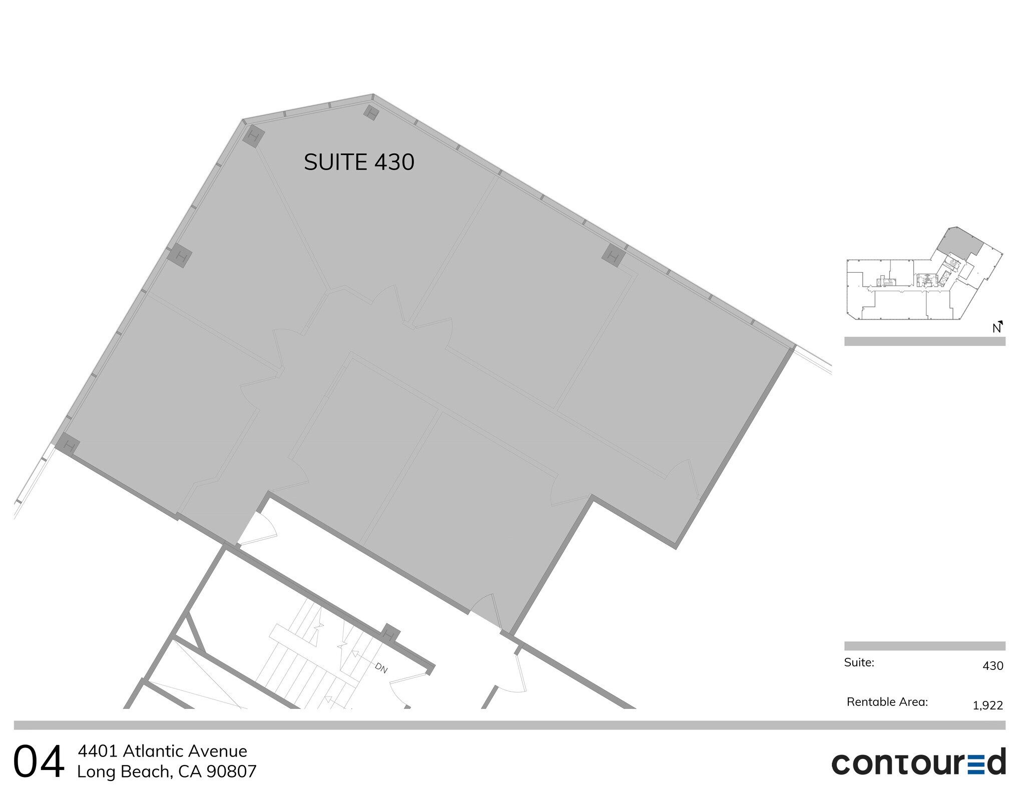 4401 N Atlantic Ave, Long Beach, CA à louer Plan de site– Image 1 sur 1