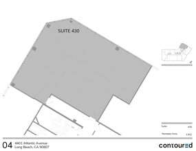 4401 N Atlantic Ave, Long Beach, CA à louer Plan de site– Image 1 sur 1