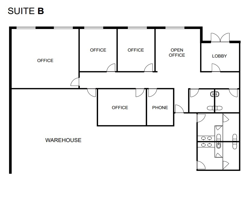 9605 Airway Rd, San Diego, CA à louer Plan d’étage– Image 1 sur 1