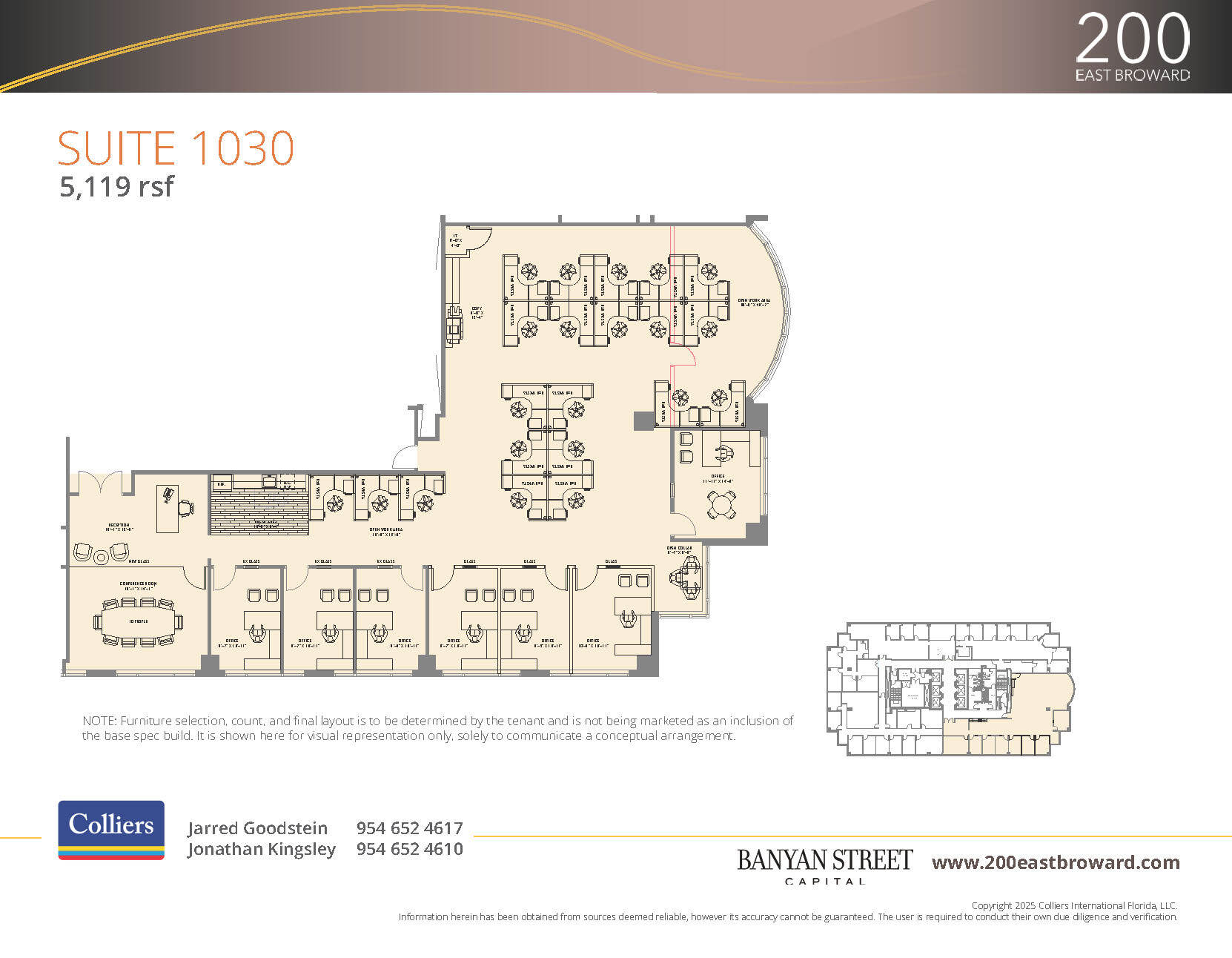 200 E Broward Blvd, Fort Lauderdale, FL à louer Plan d’étage– Image 1 sur 2