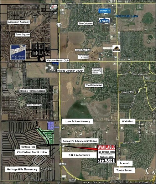 8480 SW 81st Ave, Amarillo, TX à louer - Aérien – Image 2 sur 4