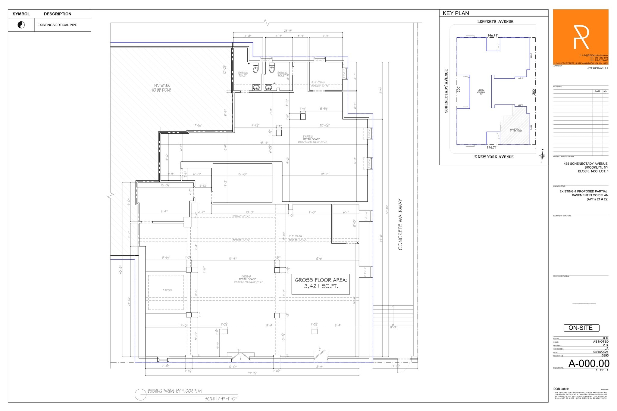 455 Schenectady Ave, Brooklyn, NY à louer Plan de site– Image 1 sur 4