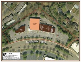 7570-7604 W Farmington Blvd, Germantown, TN à louer Plan de site– Image 2 sur 2