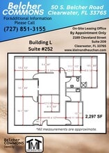 50 S Belcher Rd, Clearwater, FL à louer Plan de site– Image 1 sur 1