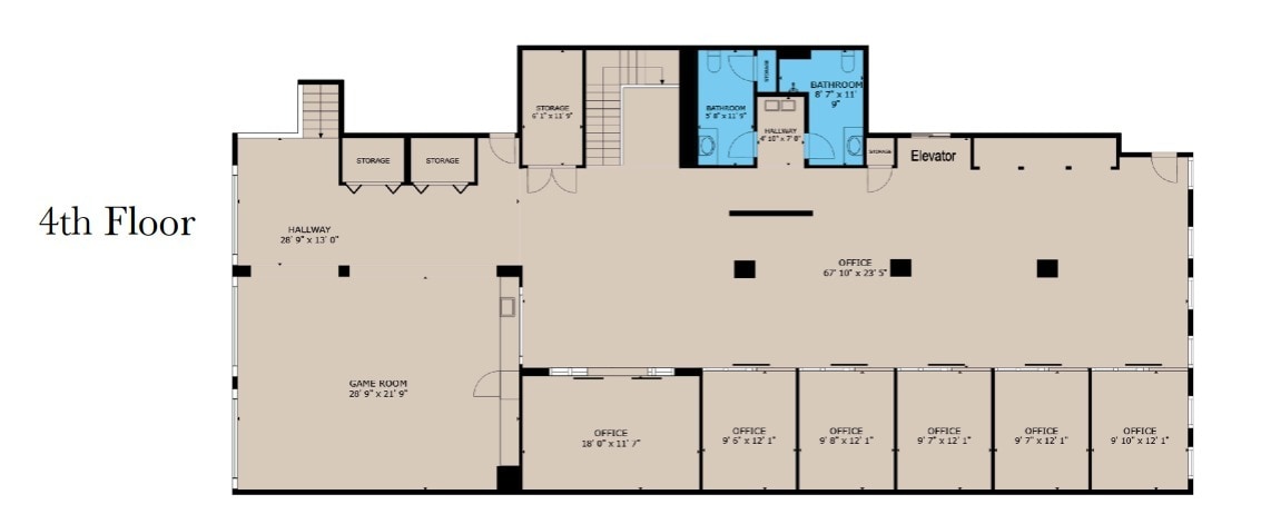 1643 N Milwaukee Ave, Chicago, IL à louer Plan d’étage– Image 1 sur 1