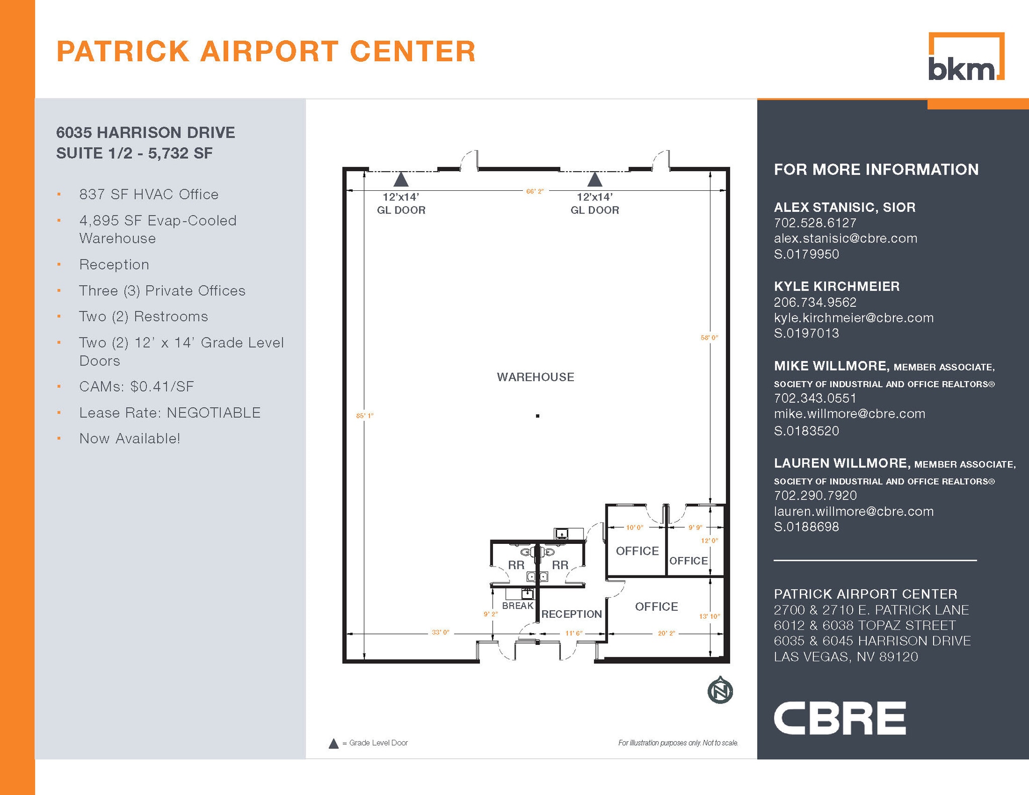2700 E Patrick Ln, Las Vegas, NV à louer Plan d’étage– Image 1 sur 1