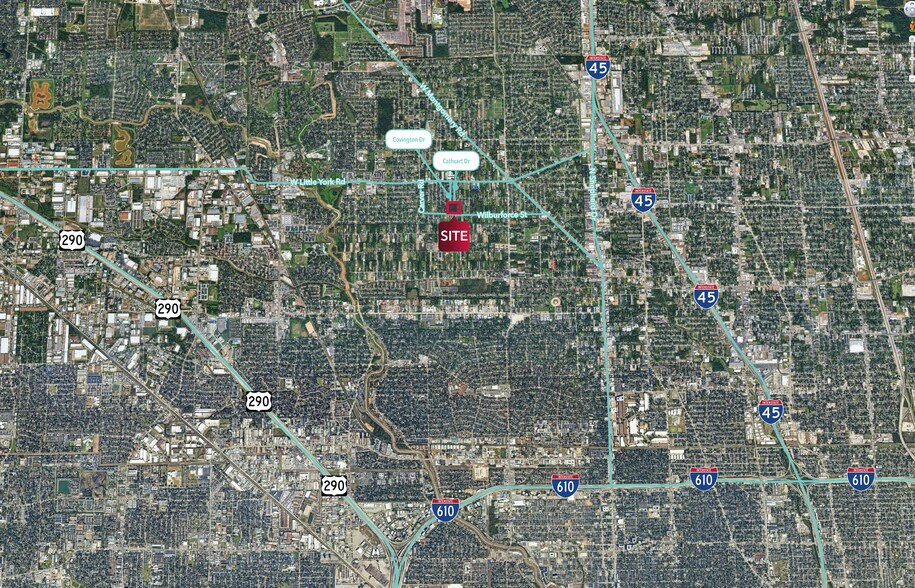 1800 Wilburforce St, Houston, TX à vendre - Aérien – Image 2 sur 3