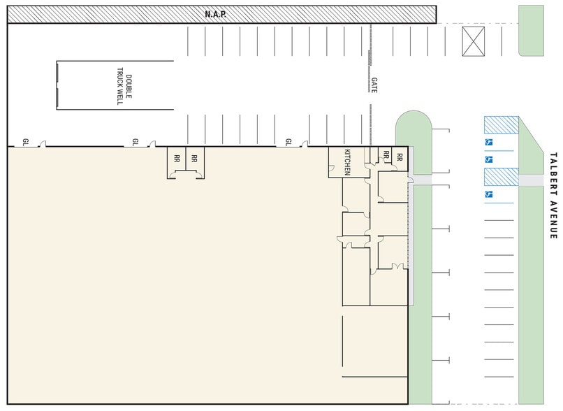 10870 Talbert Ave, Fountain Valley, CA à louer - Plan de site – Image 2 sur 6