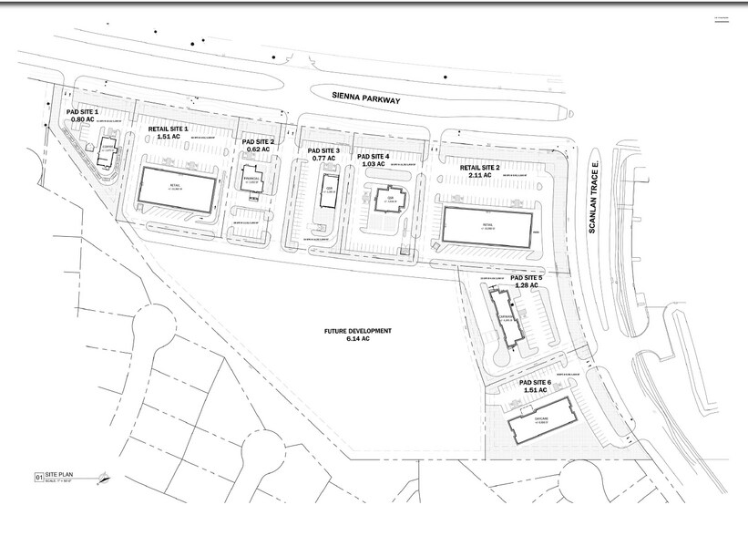 NWQ Scanlan Trace & Sienna, Missouri City, TX à louer - Plan de site – Image 3 sur 4