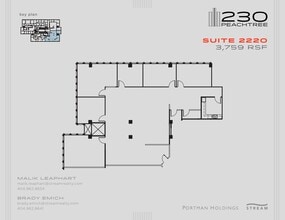230 Peachtree St NW, Atlanta, GA à louer Plan d’étage– Image 1 sur 1