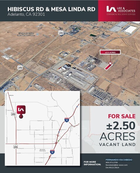 HIBISCUS RD & MESA LINDA RD, Adelanto, CA à vendre - Photo de l’immeuble – Image 2 sur 2