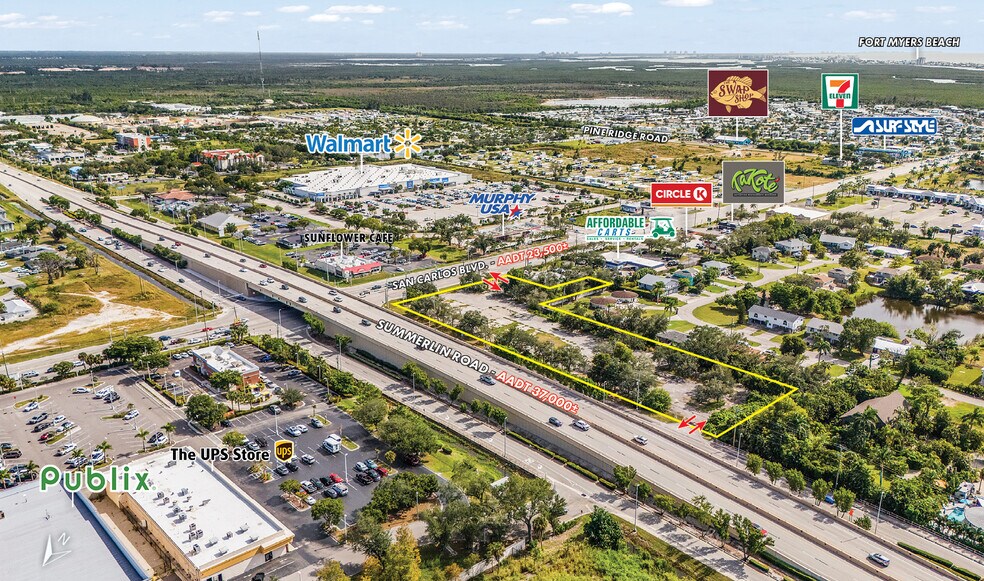 17050 San Carlos Blvd, Fort Myers, FL à vendre - Aérien – Image 2 sur 9