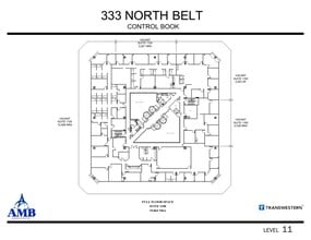 333 N Sam Houston Pky E, Houston, TX à louer Plan d’étage– Image 1 sur 1
