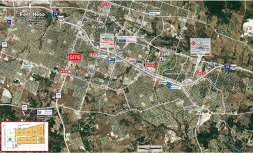 W STAN SCHLUETER Loop, Killeen, TX - Vue aérienne  vue de carte