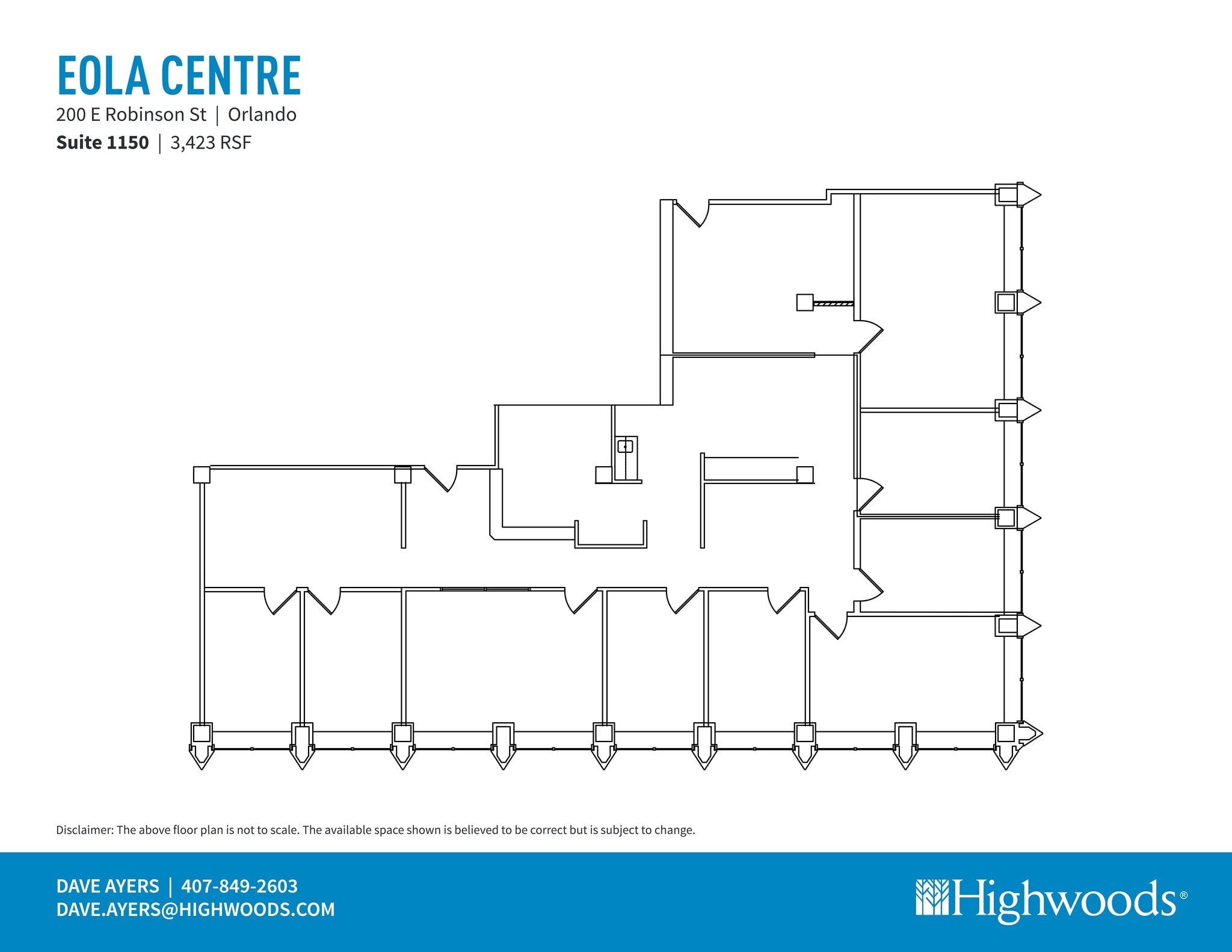 200 E Robinson St, Orlando, FL à louer Plan de site– Image 1 sur 1