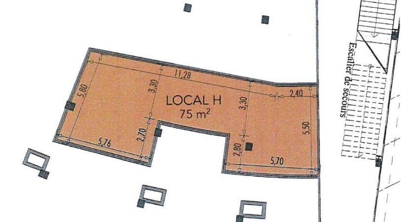 Local commercial dans Bouc Bel Air à louer - Plan d’étage – Image 2 sur 5