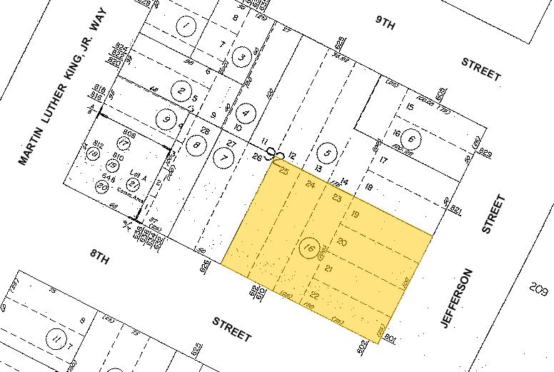 602 8th St, Oakland, CA à louer - Plan cadastral – Image 3 sur 4