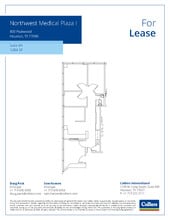 800 Peakwood Dr, Houston, TX à louer Plan d’étage– Image 1 sur 1
