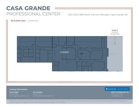 560-580 N Camino Mercado, Casa Grande, AZ à louer Plan d’étage– Image 1 sur 1