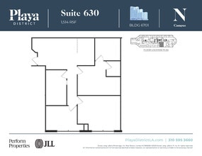 6100 Center Dr, Los Angeles, CA à louer Plan d’étage– Image 1 sur 1