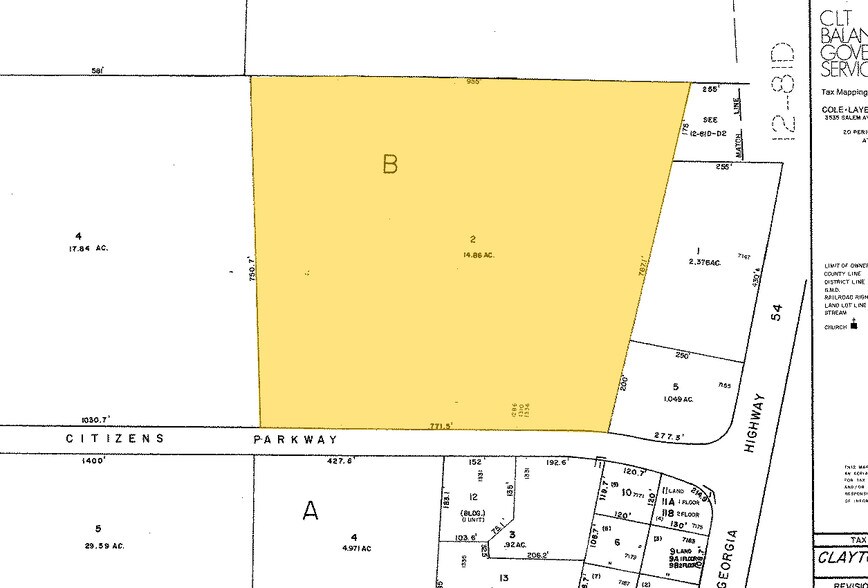 1336 Citizens Pky, Morrow, GA à louer - Plan cadastral – Image 2 sur 7