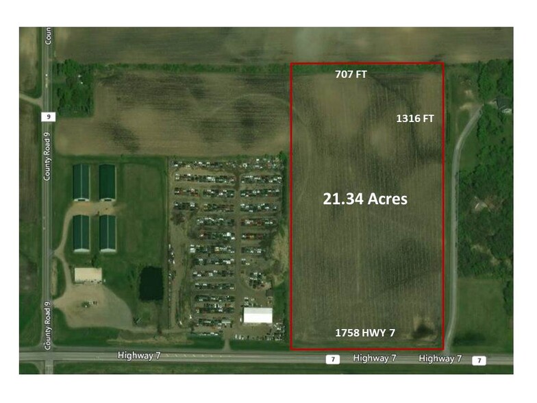1758 Highway 7, Lester Prairie, MN à vendre - Photo principale – Image 1 sur 3