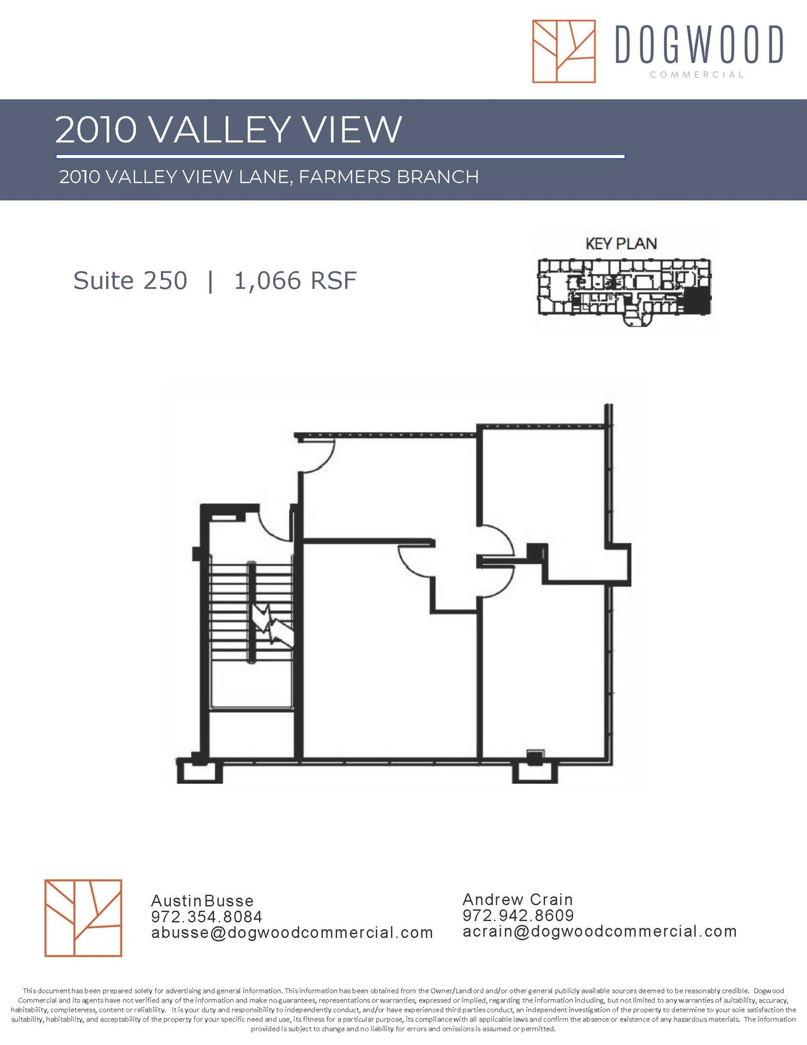 2010 Valley View Ln, Farmers Branch, TX à louer Plan d’étage– Image 1 sur 1