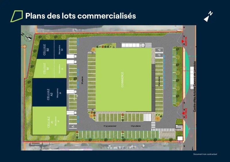 Local d'activités dans Romans-sur-Isère à vendre - Plan d’étage – Image 3 sur 3