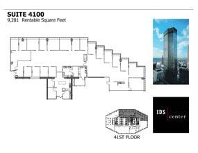 80 S 8th St, Minneapolis, MN à louer Plan d’étage– Image 1 sur 1