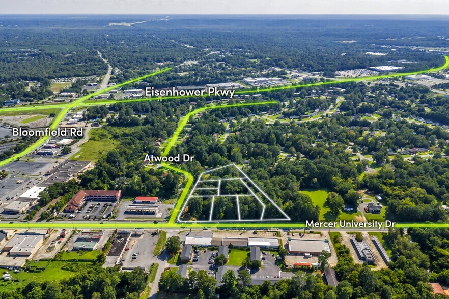 Mercer University Dr, Macon, GA à vendre - Aérien – Image 3 sur 10