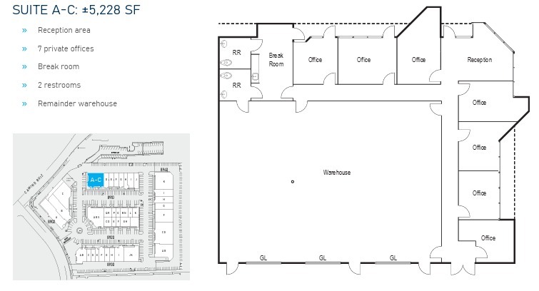 8910 Activity Rd, San Diego, CA à louer Plan d’étage– Image 1 sur 1