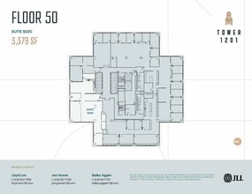 1201 3rd Ave, Seattle, WA à louer Plan d’étage– Image 1 sur 1