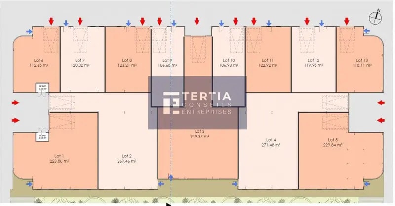 Local d’activités dans Sète à louer - Plan d’étage – Image 3 sur 6