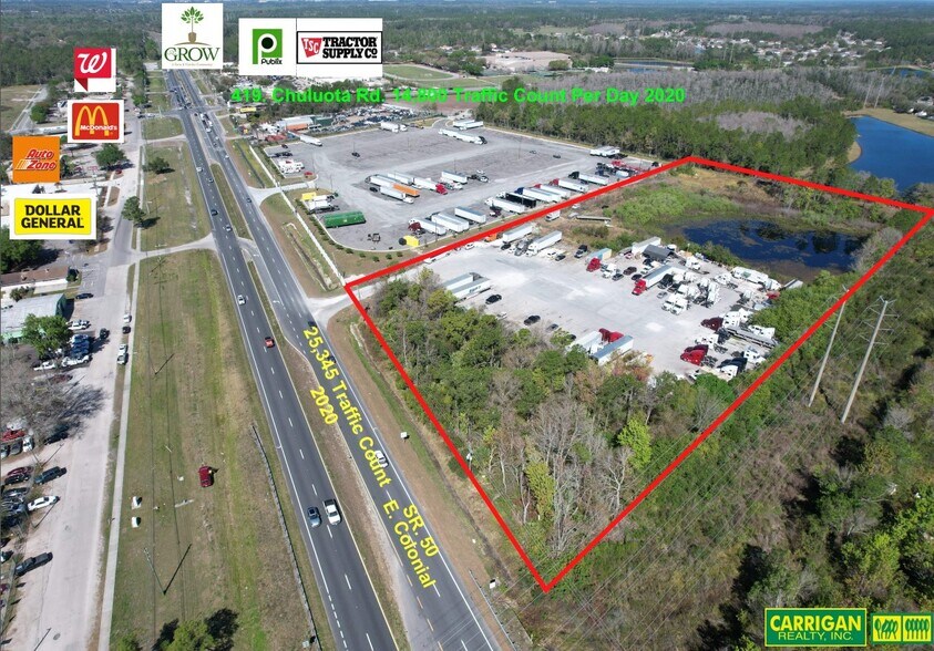 17201 E Colonial Dr, Alafaya, FL à vendre - Aérien – Image 2 sur 12