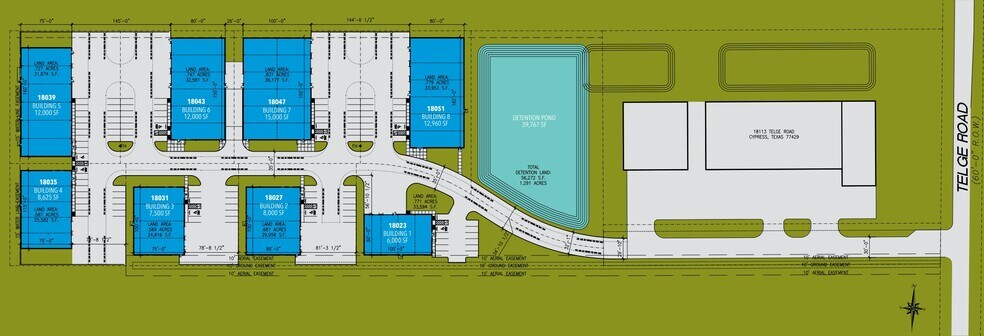 18051 Telge Rd, Cypress, TX à vendre - Plan de site – Image 2 sur 3