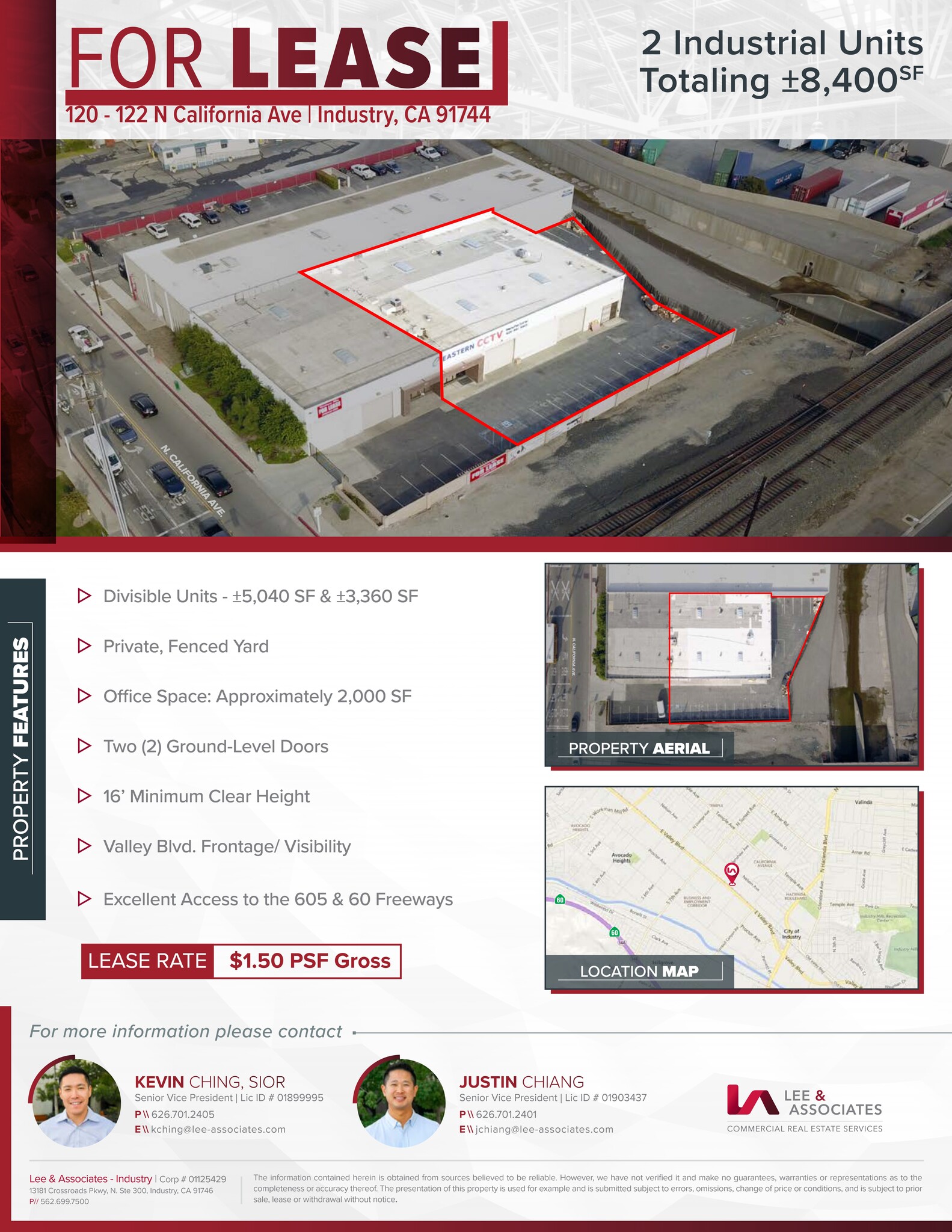 110-122 N California Ave, City of Industry, CA à louer Plan de site– Image 1 sur 2