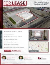 110-122 N California Ave, City of Industry, CA à louer Plan de site– Image 1 sur 2