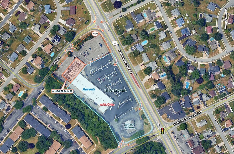 501 E Basin Rd, New Castle, DE à louer - Aérien – Image 2 sur 3