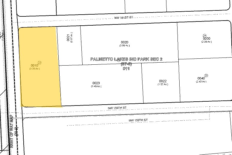 15905-16095 NW 57th Ave, Miami Lakes, FL à louer - Plan cadastral – Image 2 sur 6